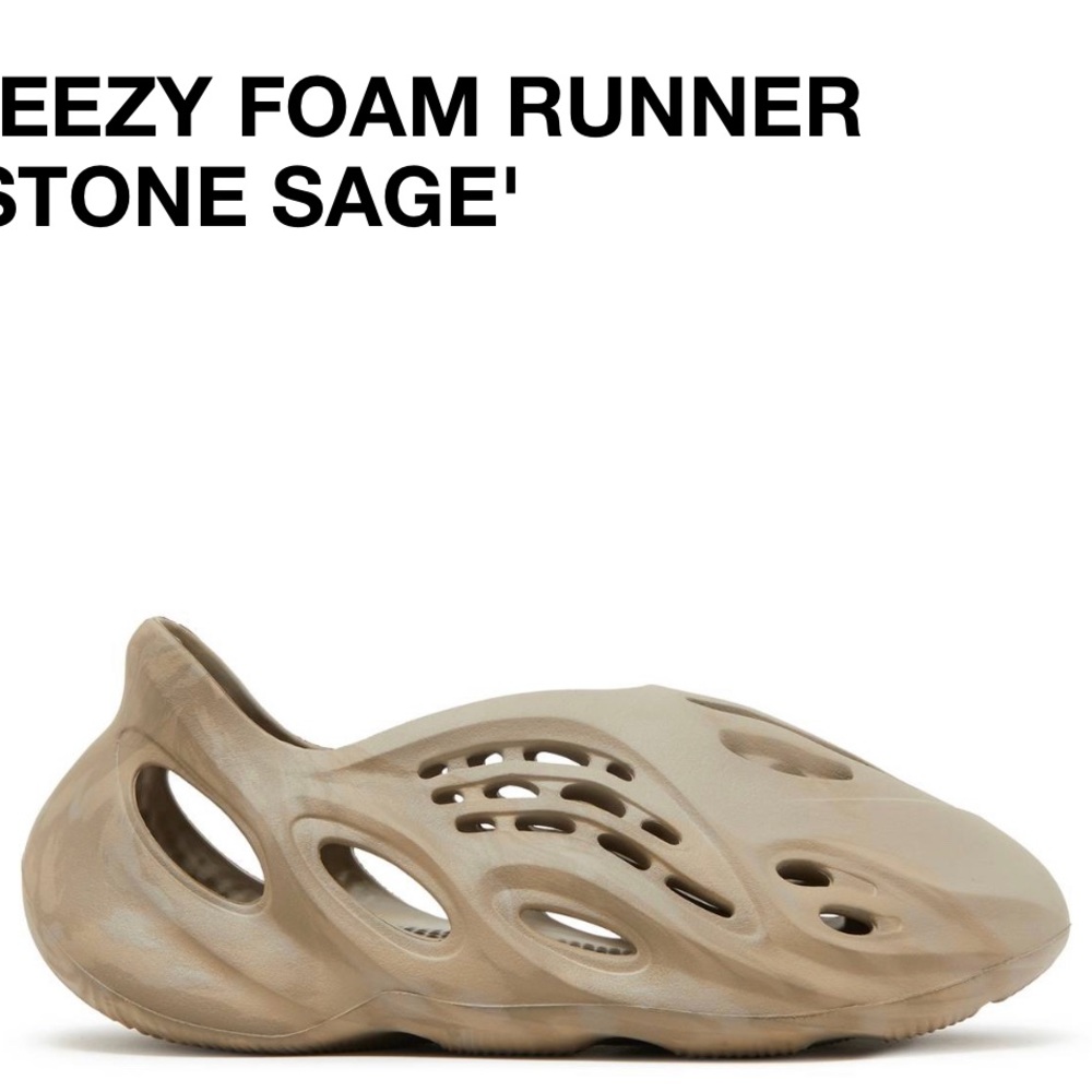 YEEZY FOAM RUNNER ‘STONE SAGE’ SIZE 9